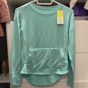 All In Motion - Soft Crew Sweatshirt (Aqua Green) | Girls M (7/8)